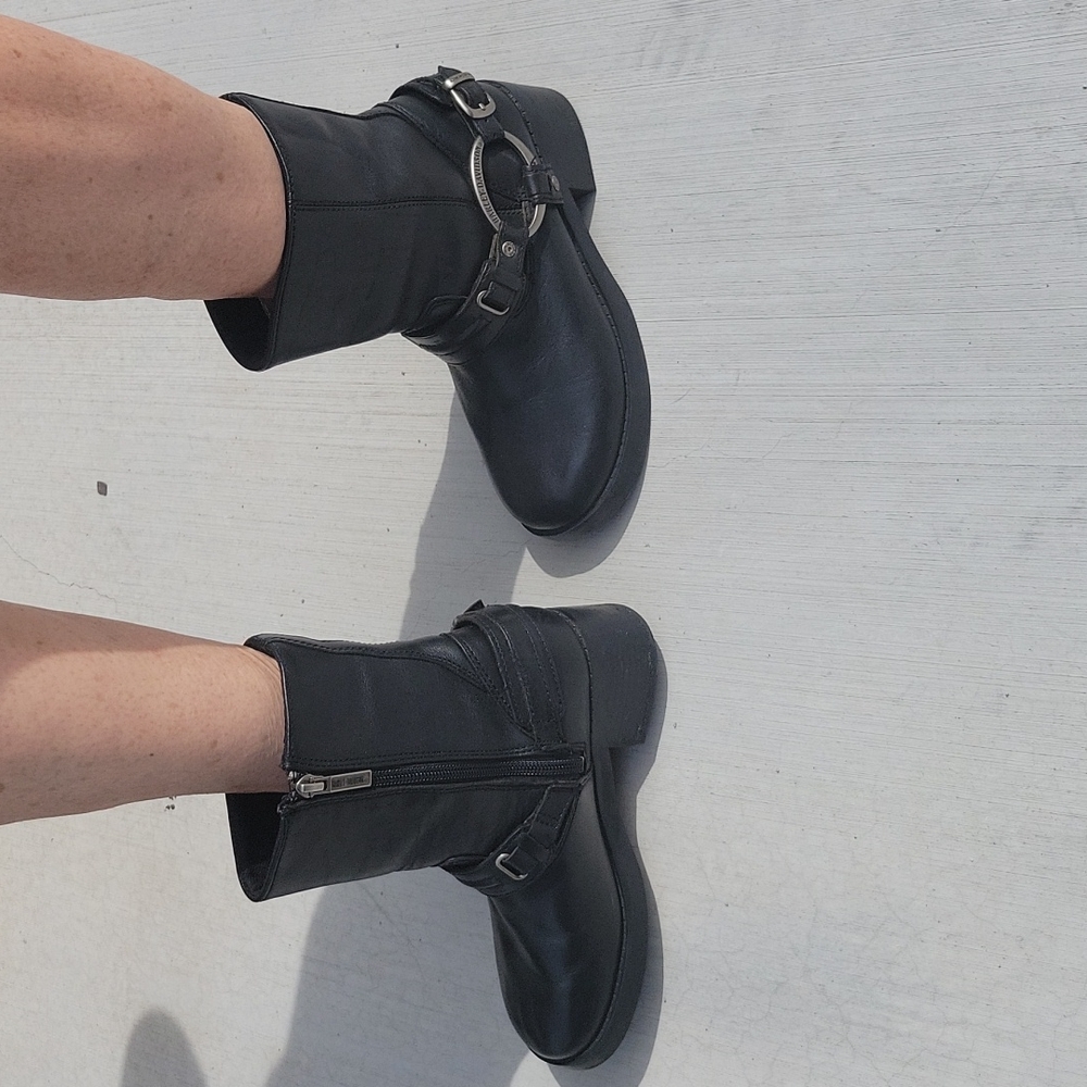 Harley Davidson Leather moto boots